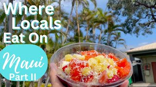 Maui Foods Where Real Locals Eat Pt 2 2024 [upl. by Zosima]