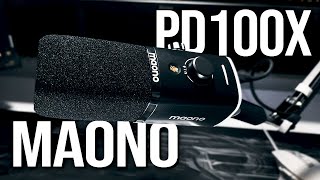 Microphone de jeu Maono PD100X Le micro pour Streamer  Unboxing amp Review [upl. by Lyret]