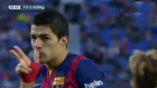 Barcelona vs Córdoba 50  All Goals amp Highlights 20122014 [upl. by Nnayelhsa]