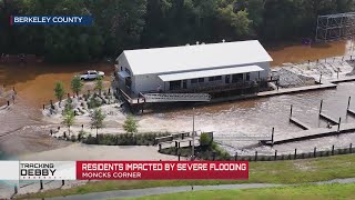 Residents in Moncks Corner impacted by severe flooding [upl. by Laehplar588]