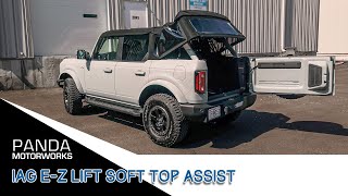 EVERY Soft Top Bronco NEEDS This  Bronco IAG EZ Lift Soft Top Assist [upl. by Fregger916]