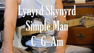 How to Play Lynyrd Skynyrd Simple Man Made Easy [upl. by Lili993]