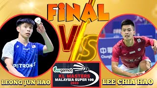 FINAL🇲🇾LEONG JUN HAO MUNCUL JUARA🔥👏👍🤩‼️AKSI HEBAT JUN HAO CURI TUMPUAN PEMINAT MALAYSIA😱‼️POWER‼️ [upl. by Burtis]