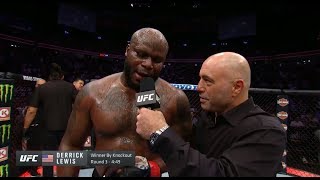 UFC 229 Derrick Lewis Octagon Interview [upl. by Liahkim]