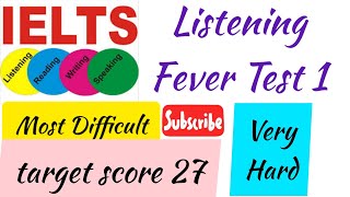 ielts fever listening practice test 1  19 nov exam listening rielts2526 TheIELTSListeningTest [upl. by Prudence493]