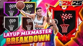 Layup Mixmaster Badge Breakdown What tier do you need this badge on your Slasher Build in NBA 2K25 [upl. by Halyk]