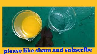 FORMATION YELLOW PRECIPITATE LEAD IODIDE PbI2 CHEMICAL DOUBLE DISPLACEMENT ACTIVITY [upl. by Norat]