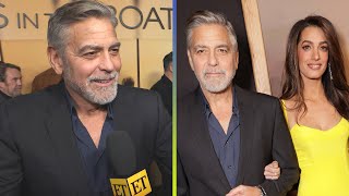 George Clooney Admits Amals Red Carpet Looks Leave Him Embarrassed About His Own [upl. by Spillar827]