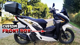 Honda Click 125i  Custom Front Box [upl. by Jasmin]