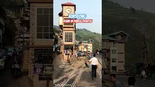 Train in public traffic Kurseong toytrain dieseltrain Darjeeling railfan hillstation [upl. by Stover]