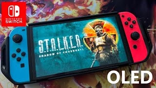 STALKER Stalker Shadow of Chernobyl  Nintendo Switch OLED Handheld Gameplay [upl. by Mackenie]