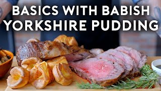 Yorkshire Pudding amp Beef Roast  Basics with Babish [upl. by Rafferty]