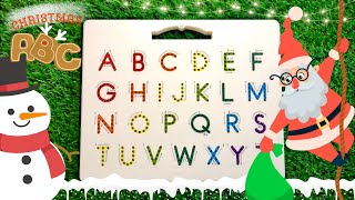 Christmas ABC song for kids  Learn to write ABC´s with MAGNATAB [upl. by Allie]