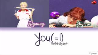 Bolbbalgan4  You Lyrics HanRomEng [upl. by Annasor866]