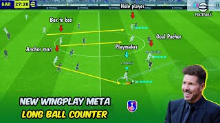 LBC is Back Diego Simeone Manager  Long Ball Counter Tactics  efootball 2024 [upl. by Mattias]