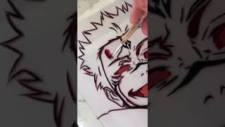 my first time glass drawing 2024 anime mychannel youtube sakuna viralshorts indian [upl. by Sucy]