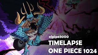 OP1024  KAIDO VS YAMATO 【Timelapse】 [upl. by Gebelein]