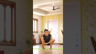 Omkarasana n Durvasana combination yoga yogapractice flexibility handstandflow asana [upl. by Audre]