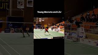 badminton badmintonathlete badmintonhighlights badmintonplayer leeziijia kentomomota bwf [upl. by Breena880]