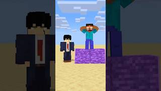 HELP Herobrine To Power Up Jump With Bigger And Bigger Bedrock friendship shorts trending anime [upl. by Gridley]