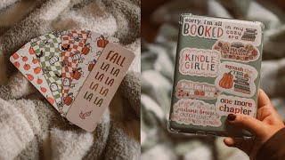 Fall amp Spooky Stickers Bookmarks Reading Journal  Studio Vlog 008 [upl. by Sayres410]