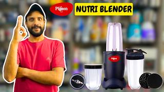 New Portable Blender By PIGEON  Smoothie Maker Grinder Mixer Blender  Pigeon Nutri Master 400W [upl. by Dilahk]