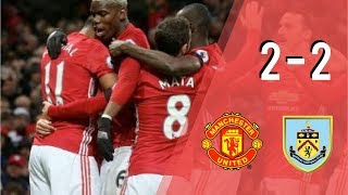 Manchester United vs Burnley 22  All Highlights amp Goals  26122017 [upl. by Mcneely538]