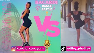 Bacardi Dance Battle Kardia Kurayami vs Ladiiey Phutiiey  Amapiano dancing [upl. by Bernetta514]