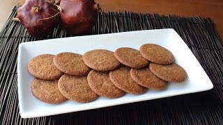 Easy Gingersnap Cookies  How to Make Crispy or Chewy Gingersnaps [upl. by Caresa384]