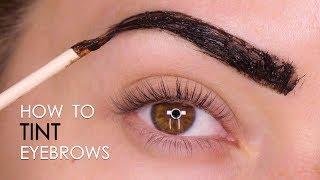 How To Tint Brows At Home Tutorial  Shonagh Scott [upl. by Katharine]