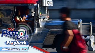 TV Patrol Weekend Playback  January 14 2024 [upl. by Eenttirb]