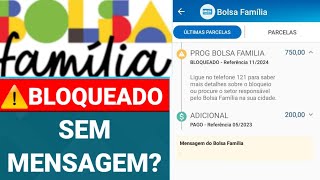 EXTRATO CAIXA TEM APRESENTA BOLSA FAMÍLIA BLOQUEADO MAS NÃO APRESENTA O MOTIVO SÓ APARECE UM TRAÇO [upl. by Ahsimak474]