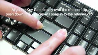 Laptop Key Install Guide  How to repair keyboard keys [upl. by Paulita]