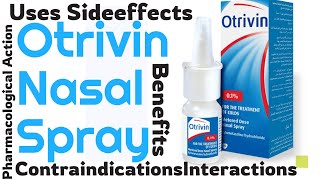 Otrivin Nasal spray for nasal decongestant and cold uses and sideeffects review  Medic Health [upl. by Xeno]