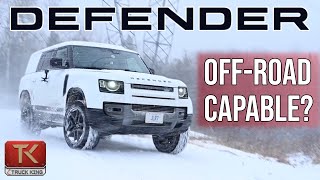 Hows the 2024 Defender 4x4 System We Tackle Icy Roads and Snowy Trails to Find Out [upl. by Lavena213]