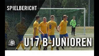 Nordberliner SC U17  FSV Berolina Stralau U17 Abstiegsrelegation Landesliga Staffel 2 [upl. by Higgs]