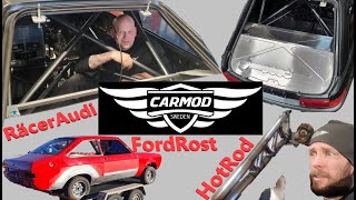 CARMOD Sweden Vlogg 5 Blöja på raceAudi Corvettechassi på förkrigsbil Escort med överaskningar [upl. by Berlin327]