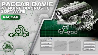 PACCAR DAVIE 4 ENGINE DIAGNOSTIC SOFTWARE ON DIESEL POWER PRO [upl. by Eitnom]