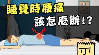 睡覺時腰痛該怎麼辦｜你不知道的冷姿勢【三個字SunGuts】 [upl. by Therine159]