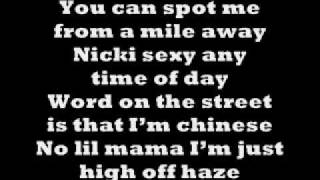 LYRICS  Sticks In My Bun  Nicki Minaj [upl. by Rennane]