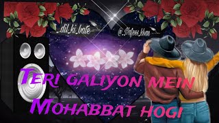 Teri galiyon mein Mohabbat hogiremix bollywoodmusic viralvideo song hindisong video ravi🌹🌹 [upl. by Aisila513]