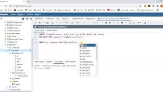 Triggers Functions PostgreSQL Tutorials SQL Concepts [upl. by Rengaw]
