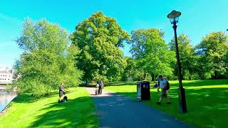 Gothenburg Sweden walk from Kyrkogatan to J F Carpelans Walkway 4k [upl. by Albion]