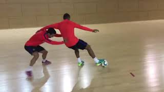 FERRAO  PIVOT TRAINING  FC BARCELONA FUTSAL [upl. by Laitselec]