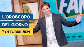 LOROSCOPO DI OGGI DI PAOLO FOX LE PREVISIONI DEL 7 OTTOBRE 2024 PER OGNI SEGNO [upl. by Leighland814]