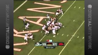 09072013 Samford vs Arkansas Football Highlights [upl. by Seibold]