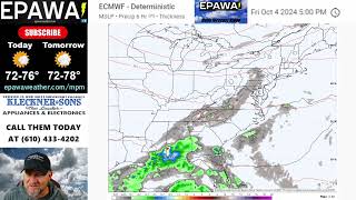 Thursday October 3rd 2024 video forecast [upl. by Kimball450]