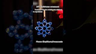 DIY holiday ornament Christmas decoration ideas BeadsArt beadsart festival christmas shorts [upl. by Crean]