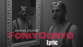 Jahongir Otajonov  foniy dunyo lyric texts [upl. by Karly]