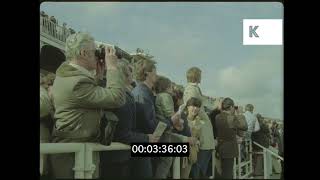 1960s Newmarket Horse Racing Crowds and Bookmakers UK 35mm [upl. by Ymeraj]